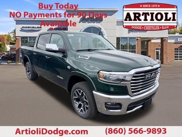 New 2026 Serrano-Green Metallic Exterior Paint RAM Laramie image 1