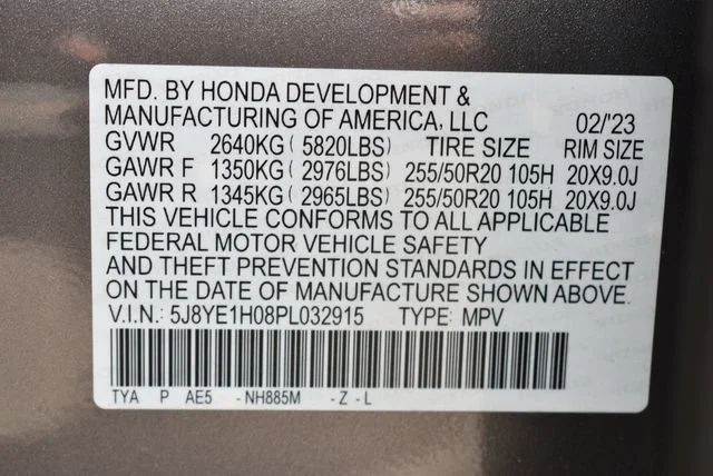 Certified Used 2023 Liquid Carbon Metallic Acura SH-AWD with A-Spec Package image 50