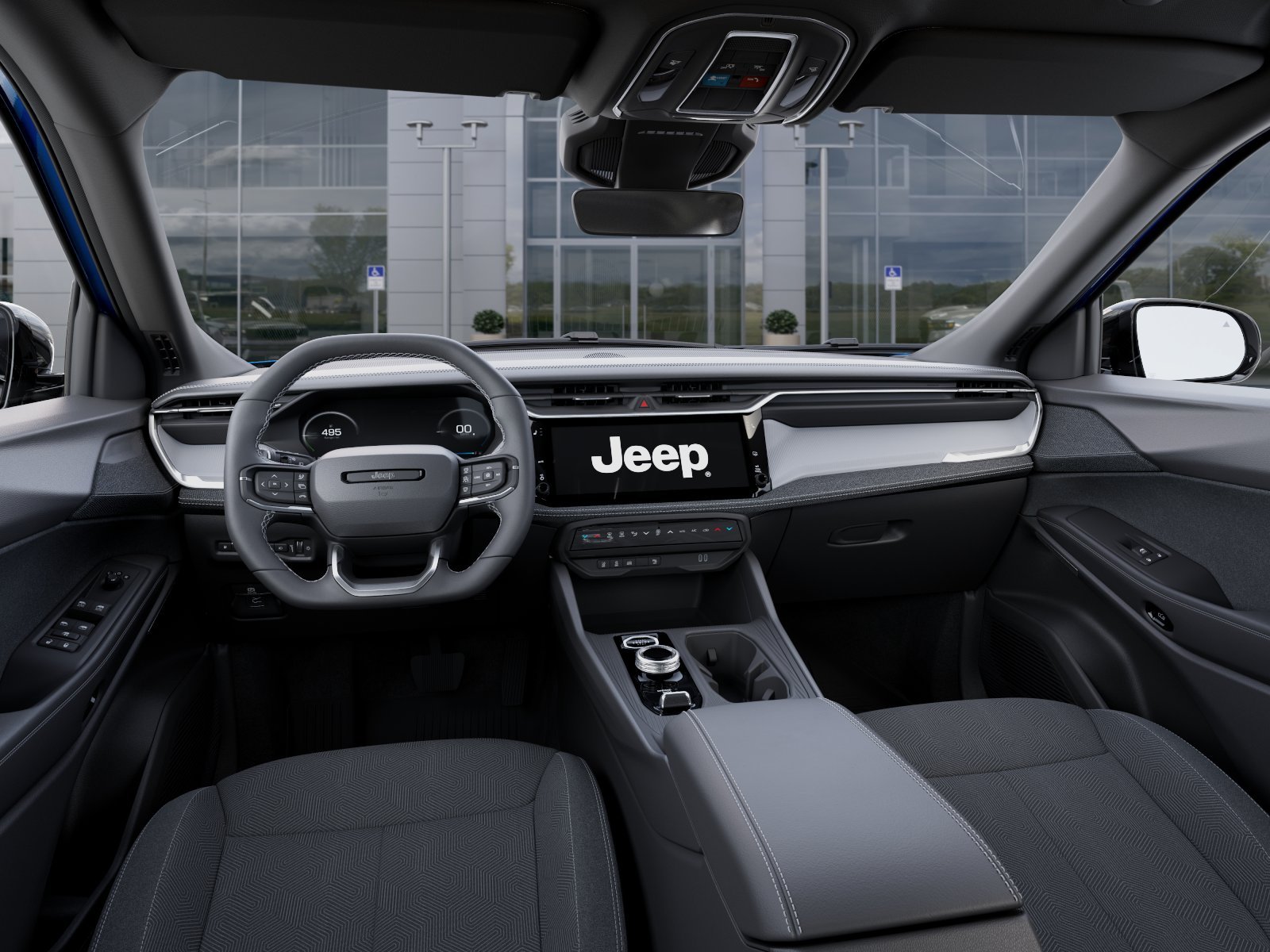 New 2026 Hydro Blue Pearl-Coat Exterior Paint Jeep Laredo image 46