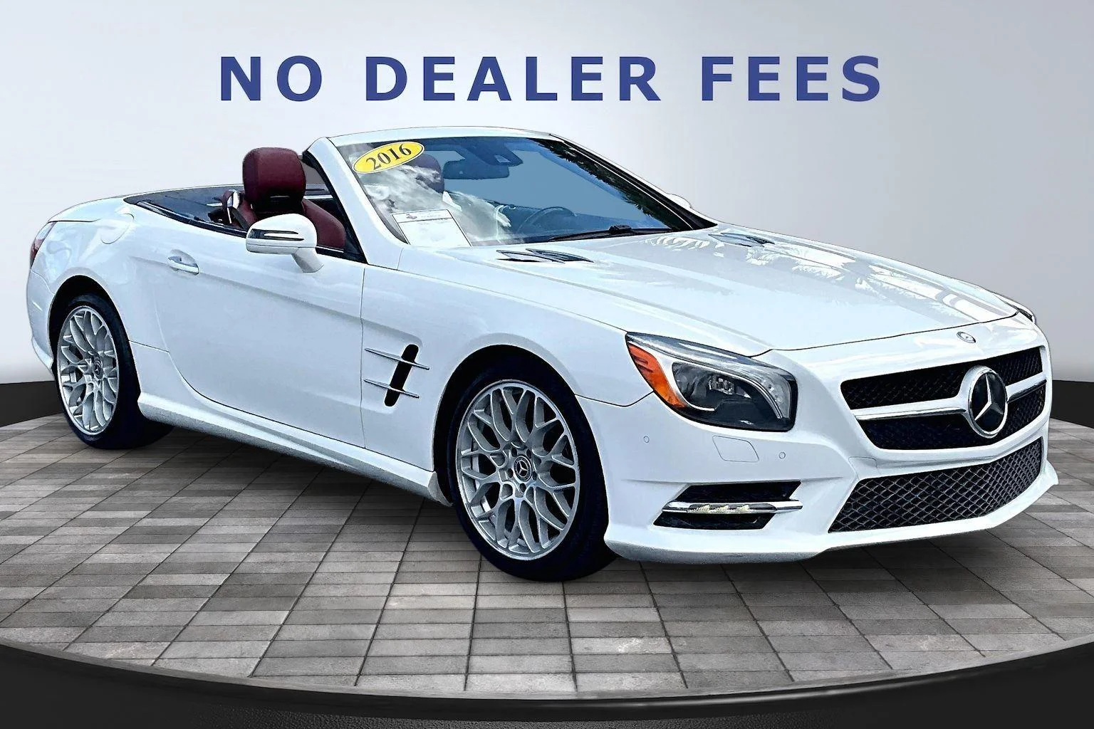 Used 2016 Polar White Mercedes-Benz SL 400 image 3