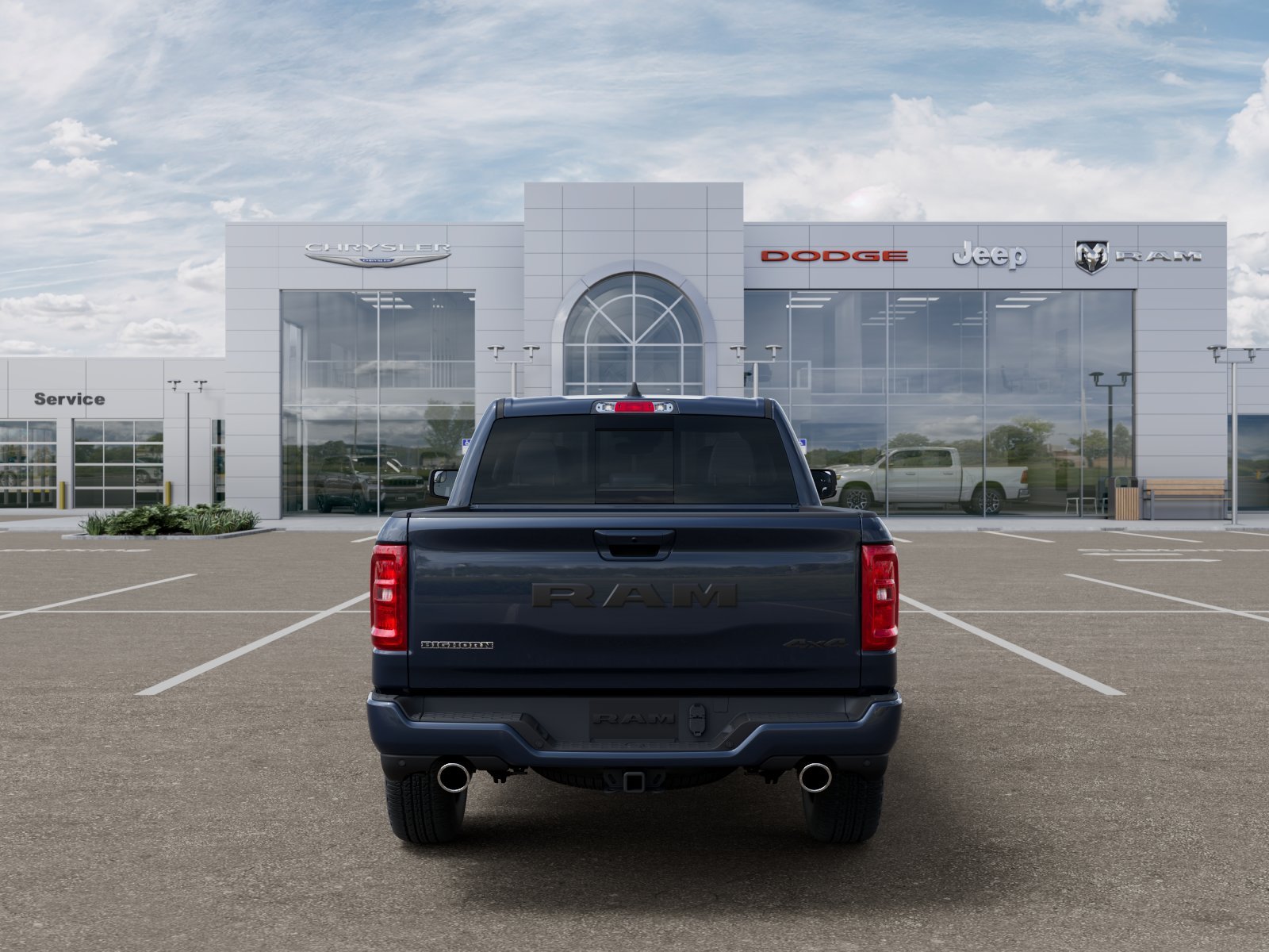 New 2026 Forged Blue Metallic Exterior Paint RAM Big Horn/Lone Star image 16