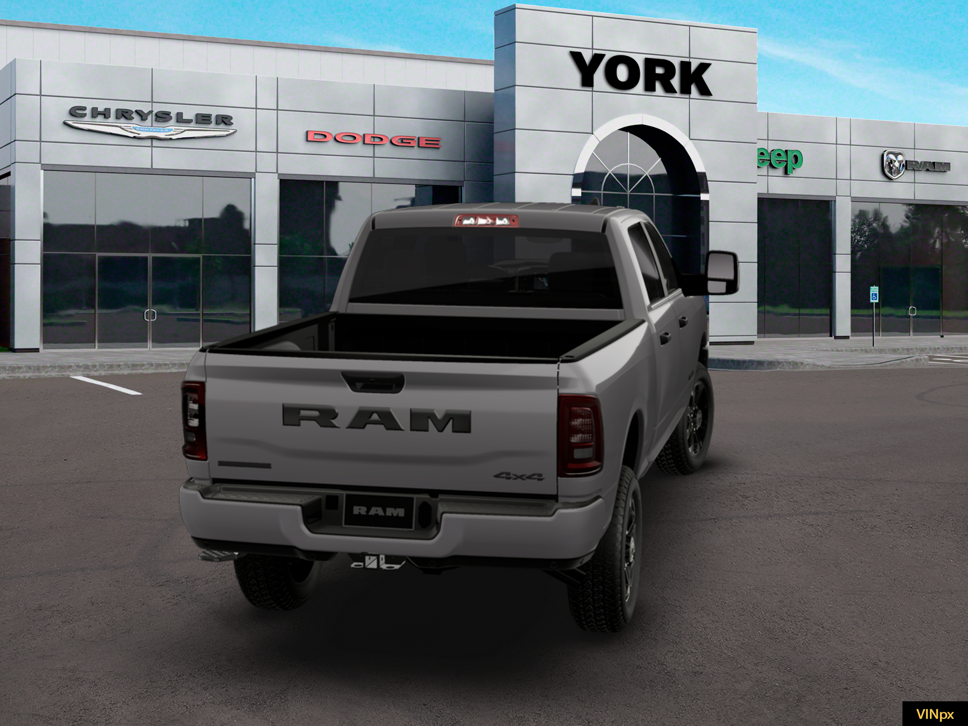 New 2026 Ceramic Gray Clear-Coat Exterior Paint RAM BIG HORN image 26