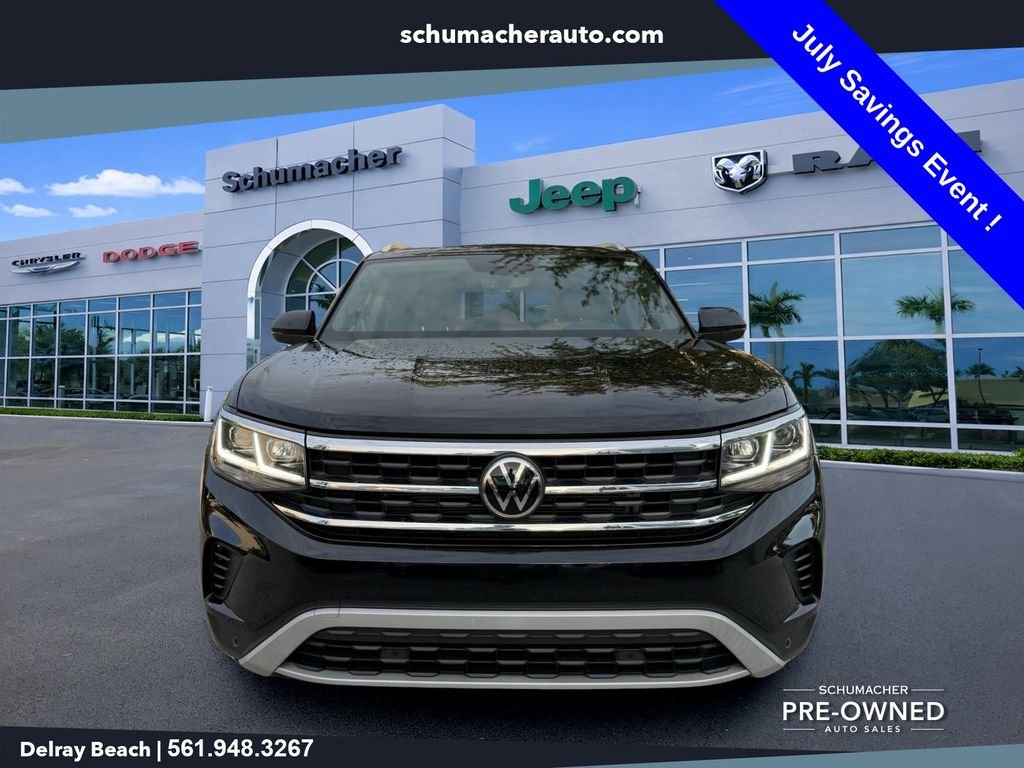 Used 2021 Black Volkswagen 2.0T SEL image 2