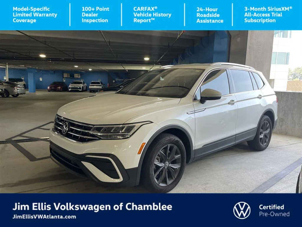 Certified Used 2023 Opal White Pearl Volkswagen SE image 1