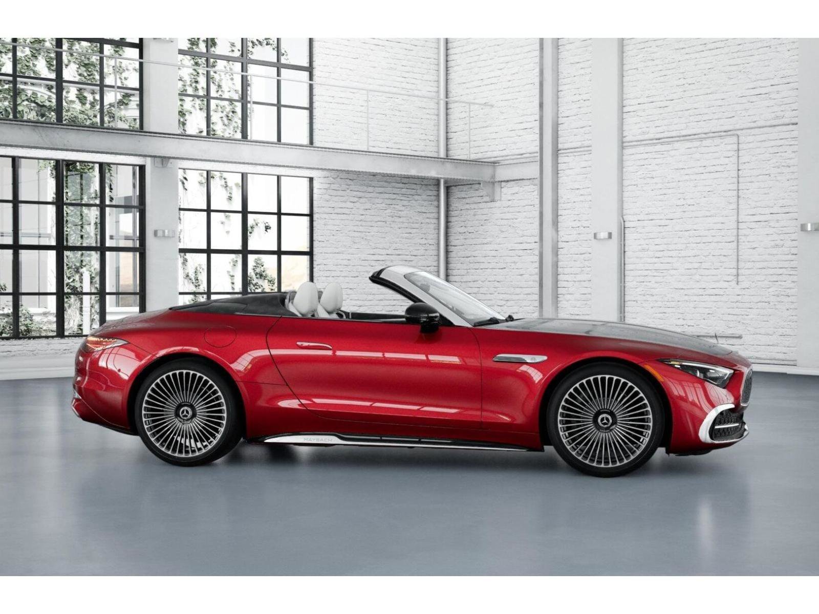 New 2026 MANUFAKTUR garnet red metallic (Red Ambiance) Mercedes-Benz Maybach SL 680 Monogram Series image 15