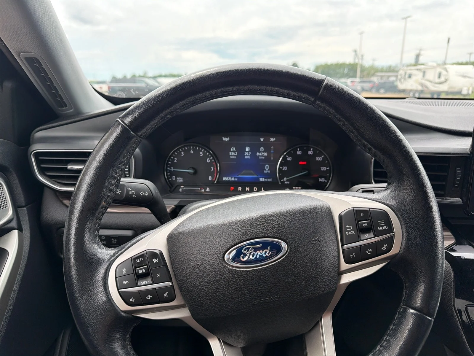 Used 2022 Agate Black Metallic Ford Limited image 19