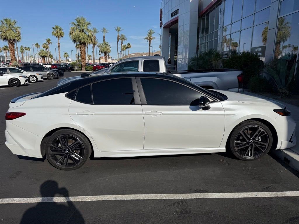 Used 2025 Midnight Black Metallic Toyota XSE image 2