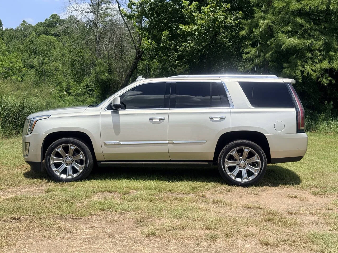 Used 2017 Tan Cadillac Premium Luxury 4x4 4dr SUV image 2