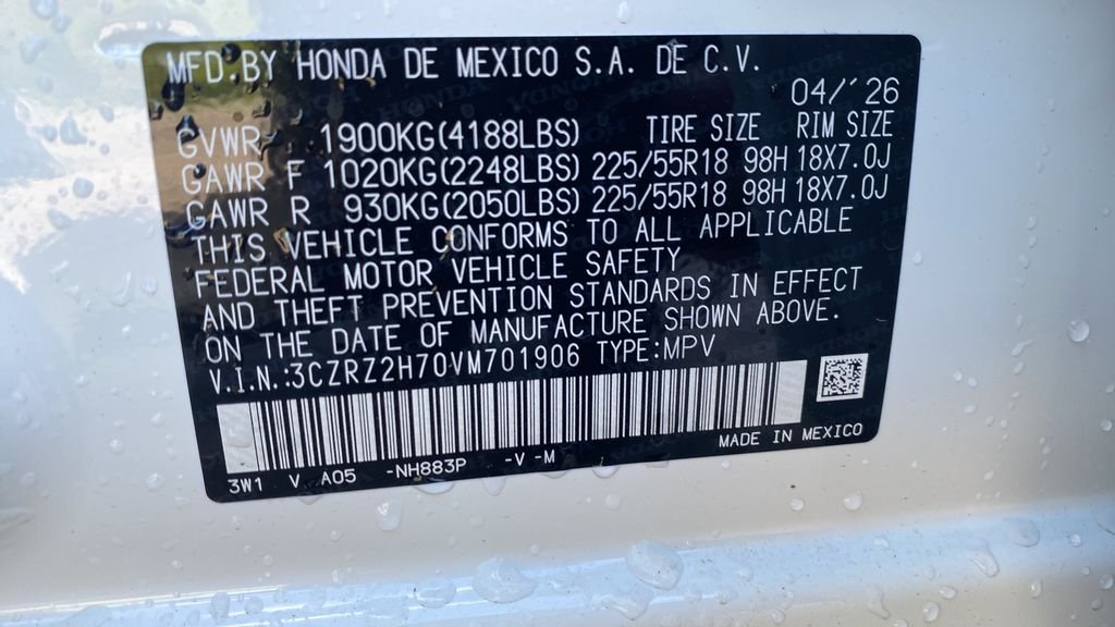 New 2027 Platinum White Pearl Honda EX-L image 27