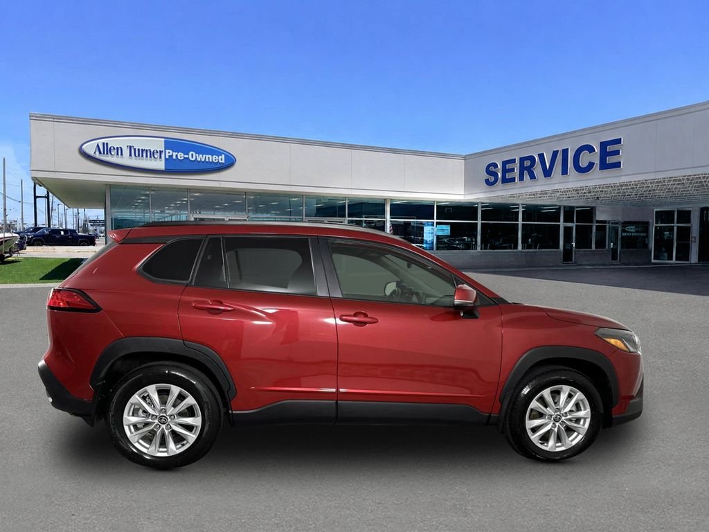 Used 2024 Barcelona Red Metallic Toyota LE image 9