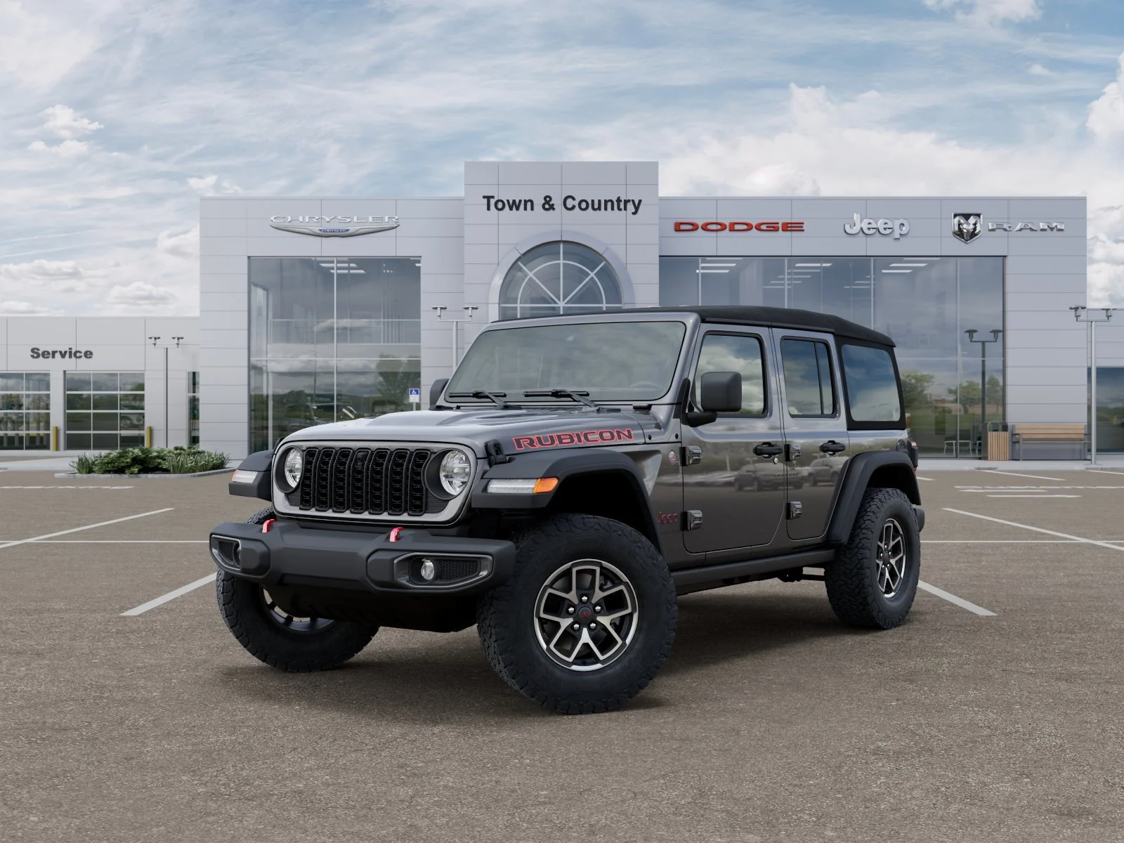 New 2026 Granite Crystal Metallic Clear-Coat Exterior Paint Jeep Rubicon image 22