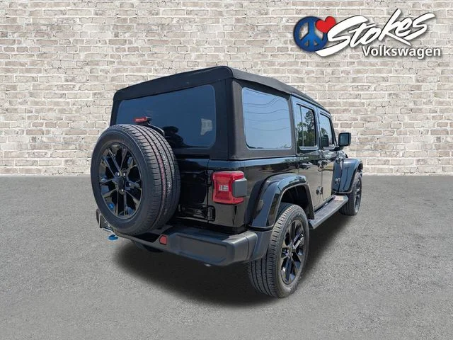 Used 2023 Black Jeep Sahara 4xe image 3