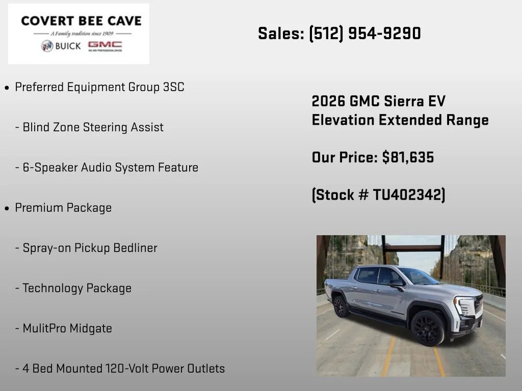 2026 GMC Sierra EV Elevation - Photo 12