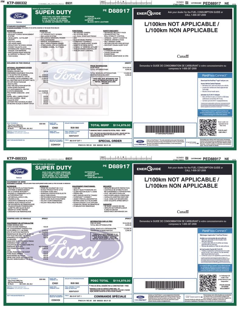 Used 2023 Black Ford  image 24