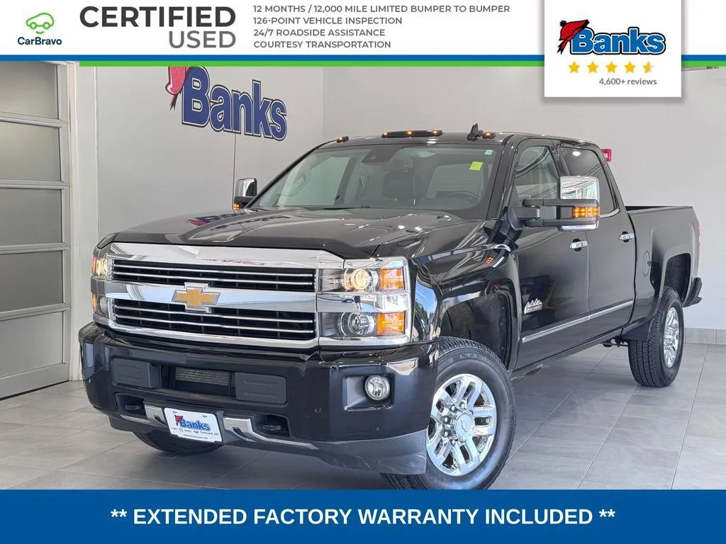 Certified Used 2017 BLACK Chevrolet High Country image 1