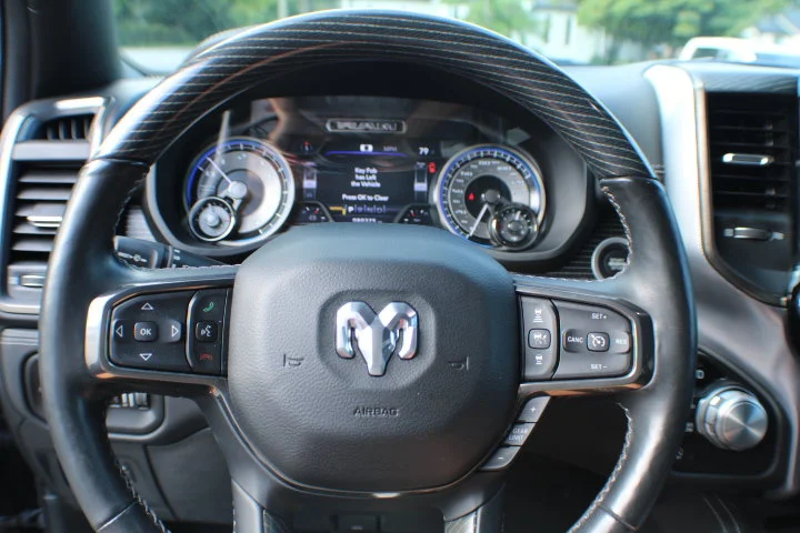Used 2021 Diamond Black Crystal Pearlcoat Ram Limited image 9