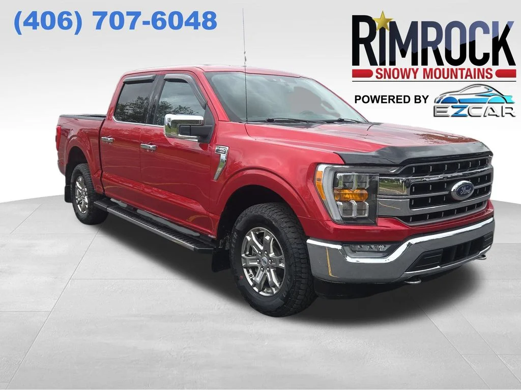Used 2021 Red Ford XLT image 1