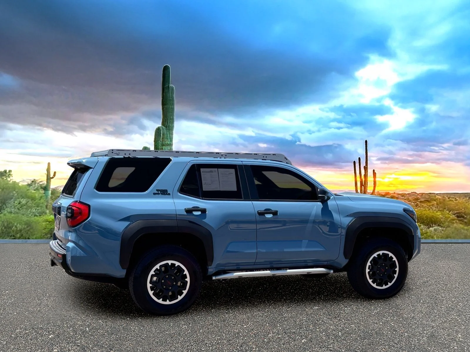 Used 2025 Heritage Blue Toyota TRD Off-Road Premium image 4