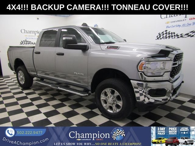 Silver 2024 RAM 2500 Big Horn Crew Cab 4WD Pickup Truck Four-Wheel Drive
