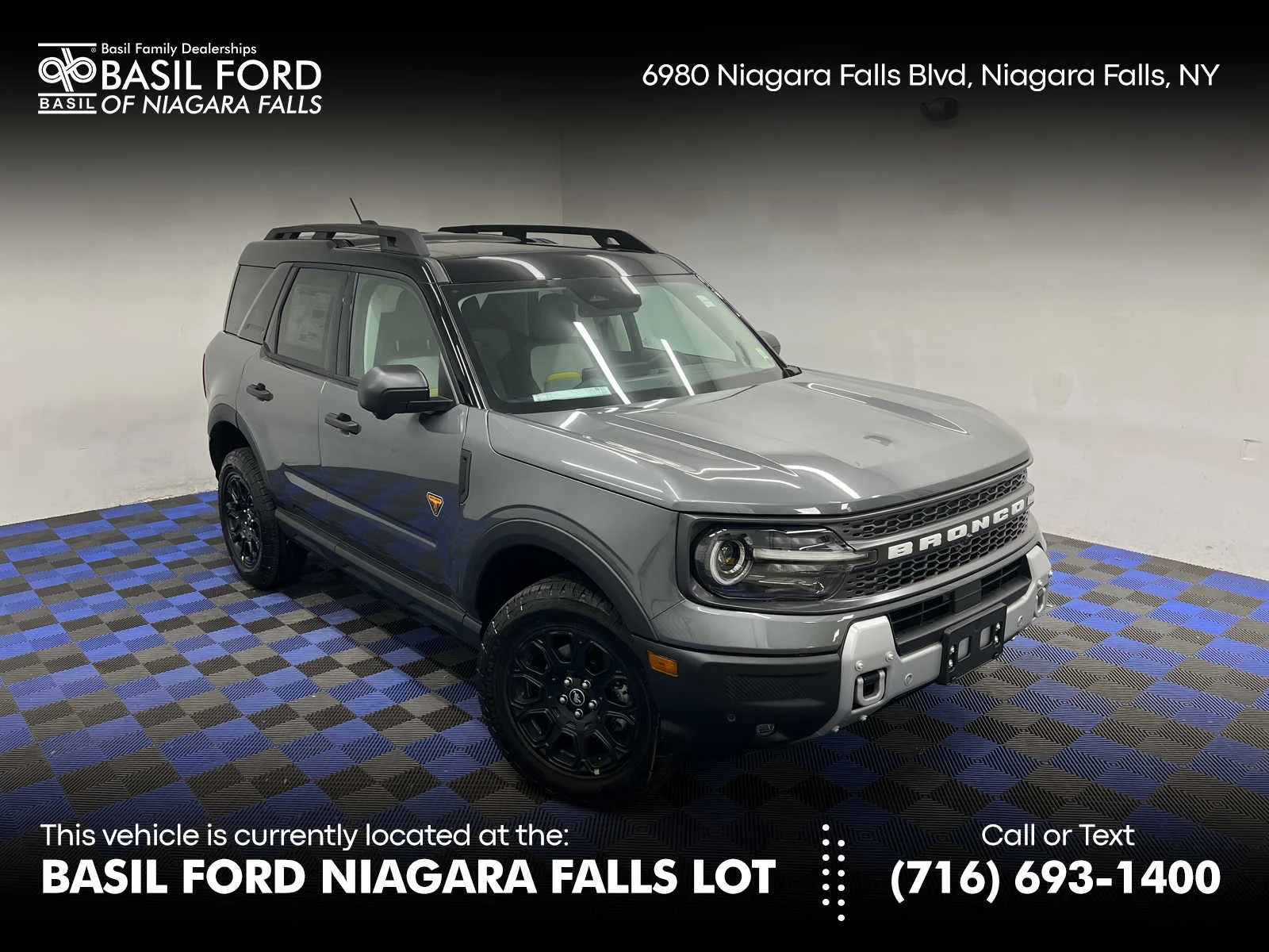 New 2026 Carbonized Gray Metallic Ford Badlands image 1