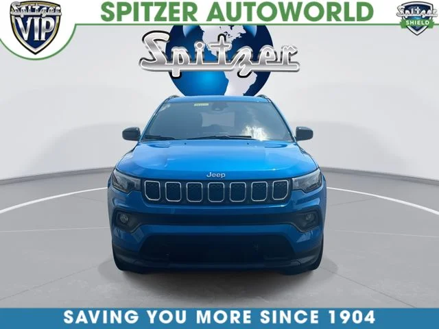 Certified Used 2023 Blue Jeep Latitude image 3