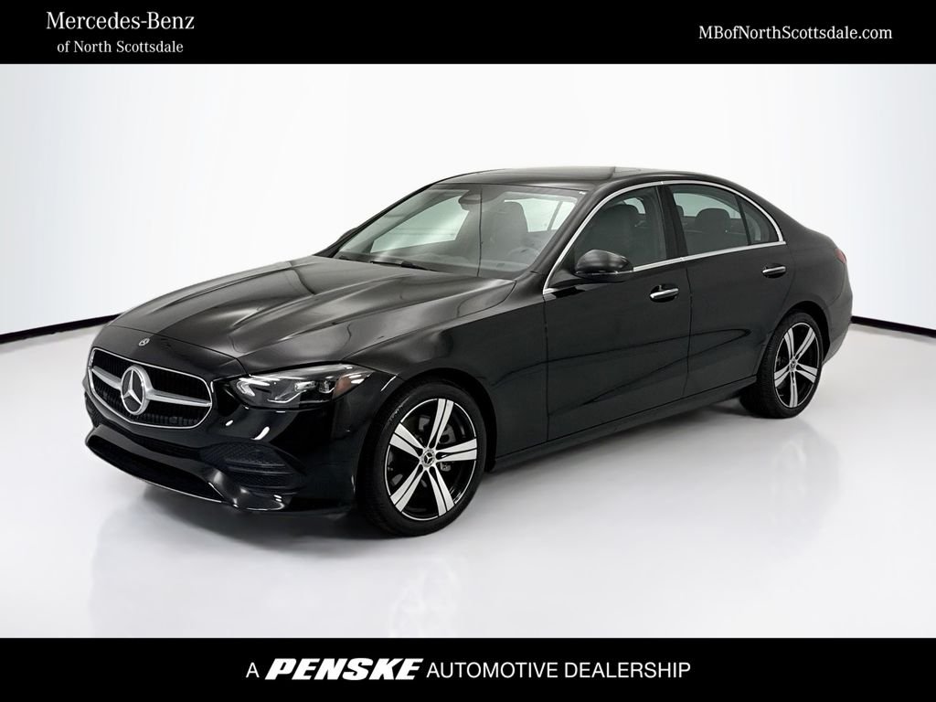 Certified Used 2025 Black Mercedes-Benz C 300 image 1