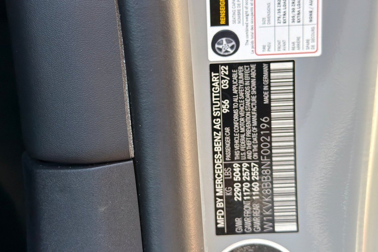 Certified Used 2022 MANUFAKTUR Alpine Grey Mercedes-Benz AMG® SL 63 image 29