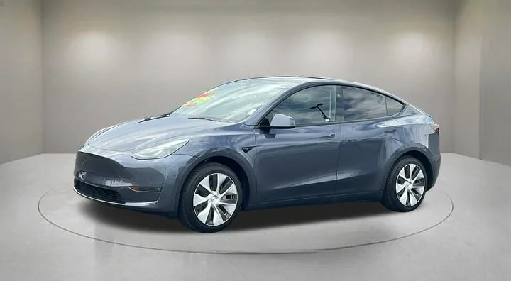 Used 2023 Tesla Model Y Long Range with VIN 7SAYGAEE3PF814828 for sale in Palm Springs, CA