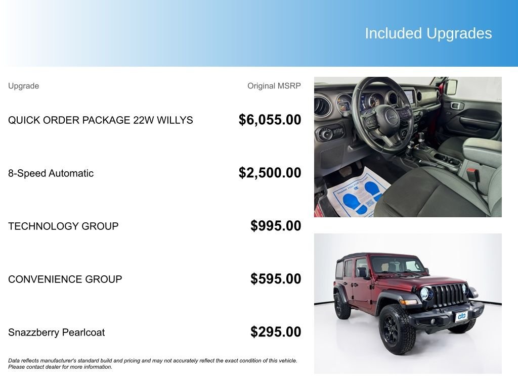 2021 Jeep Wrangler Unlimited Willys - Photo 5