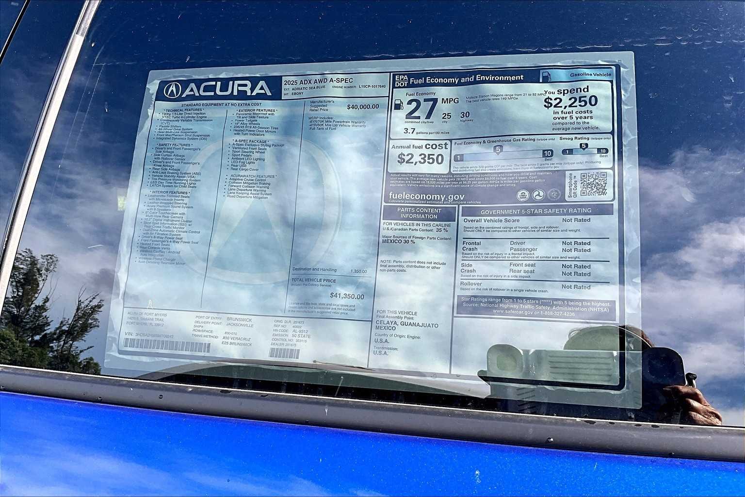 2025 Acura ADX A-Spec Package - Photo 22