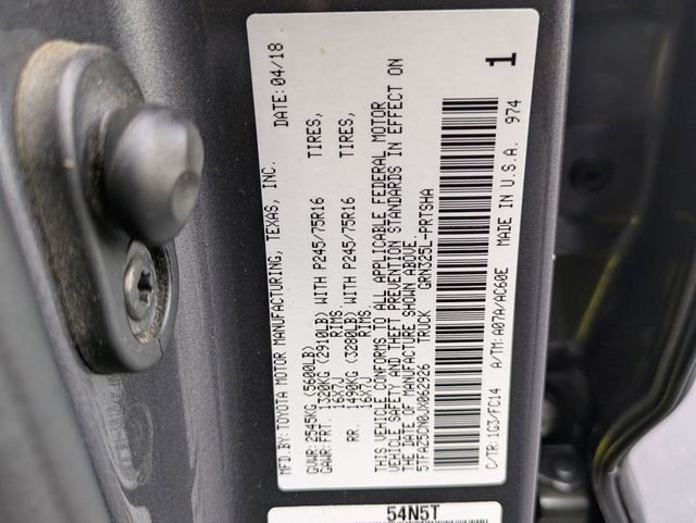 Used 2018 Magnetic Gray Metallic Toyota SR5 image 29