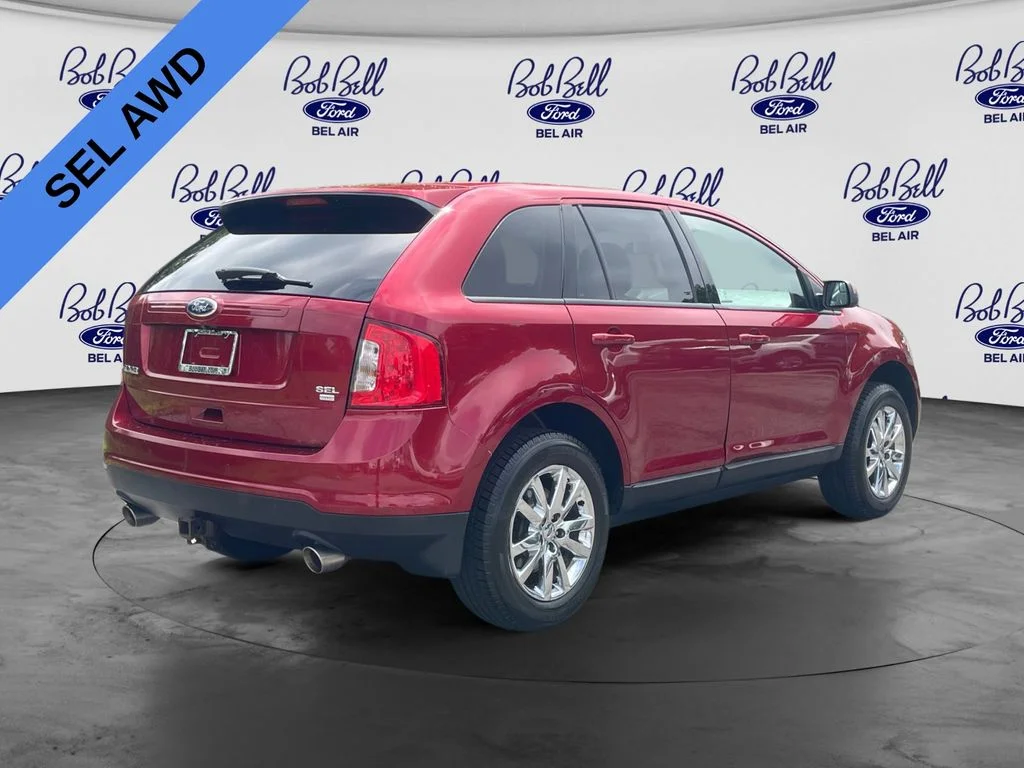 Used 2014 Ruby Red Metallic Tinted Clearcoat Ford SEL image 7