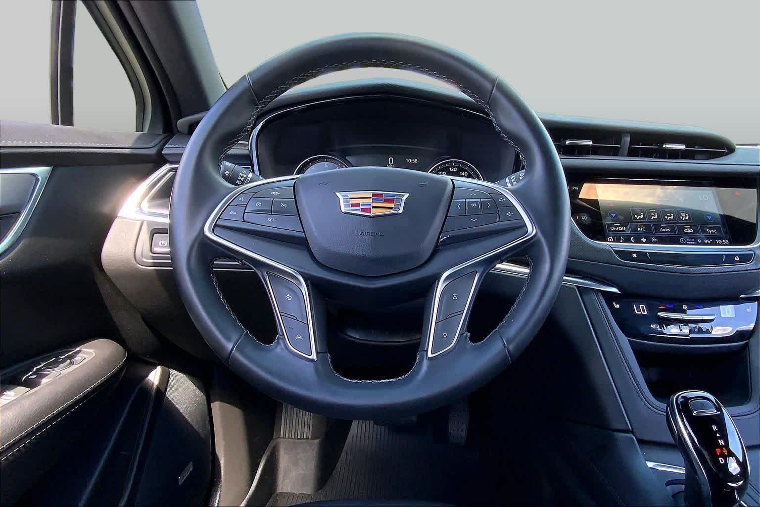 Used 2025 Crystal White Tricoat Cadillac FWD Luxury image 6