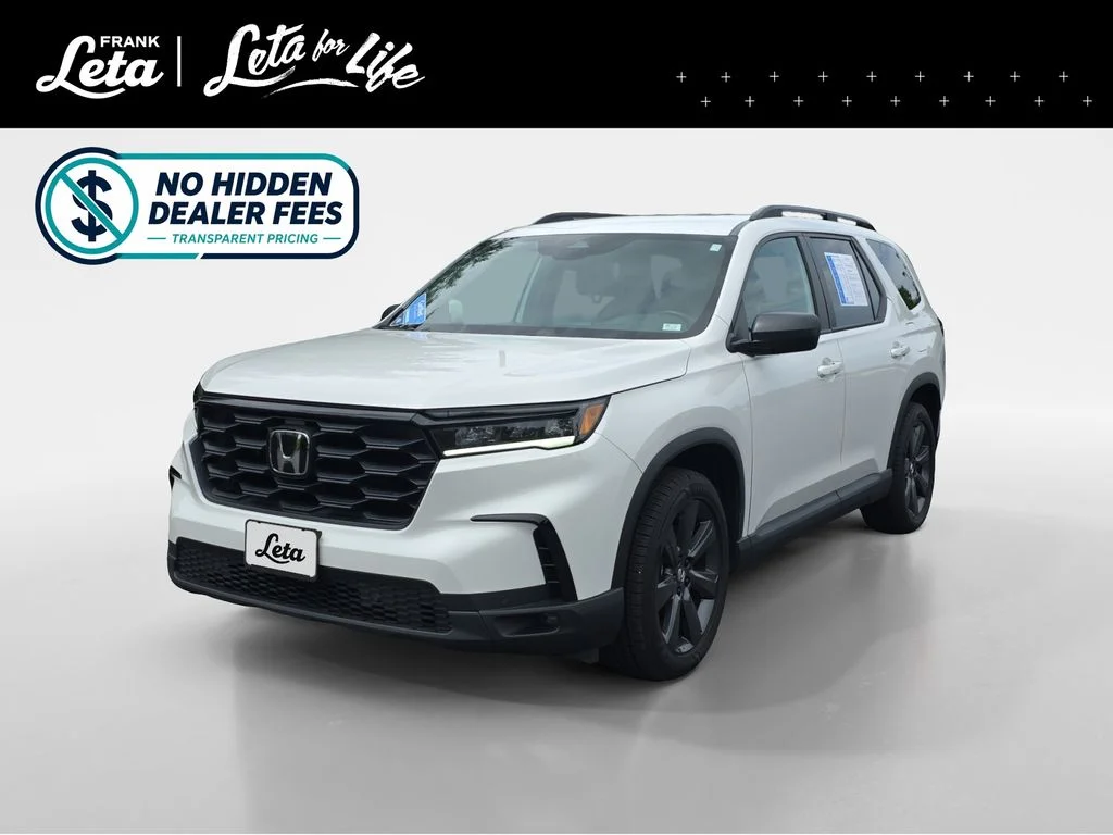 Certified Used 2023 Platinum White Pearl Honda AWD SPORT image 1