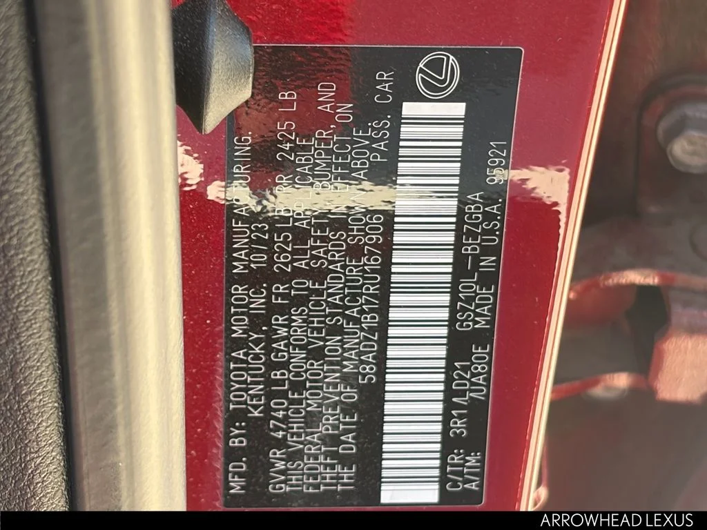 Certified Used 2024 Red Lexus 350 image 35