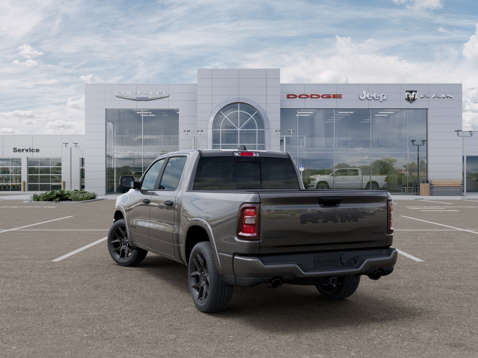 New 2026 Granite Crystal Metallic Clear-Coat Exterior Paint RAM Laramie image 18