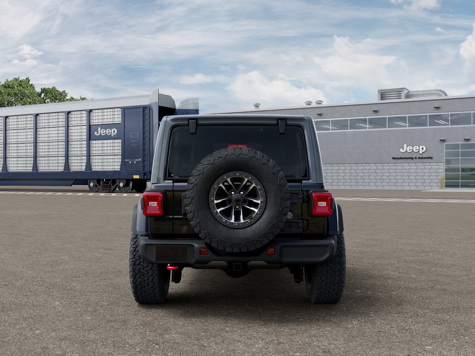 New 2026 Black Clear-Coat Exterior Paint Jeep Rubicon image 7
