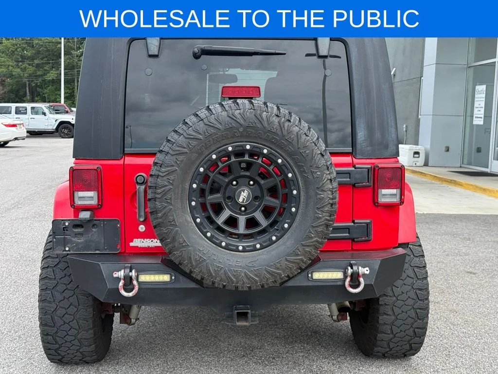 Used 2016 Red Jeep Unlimited Sahara image 22