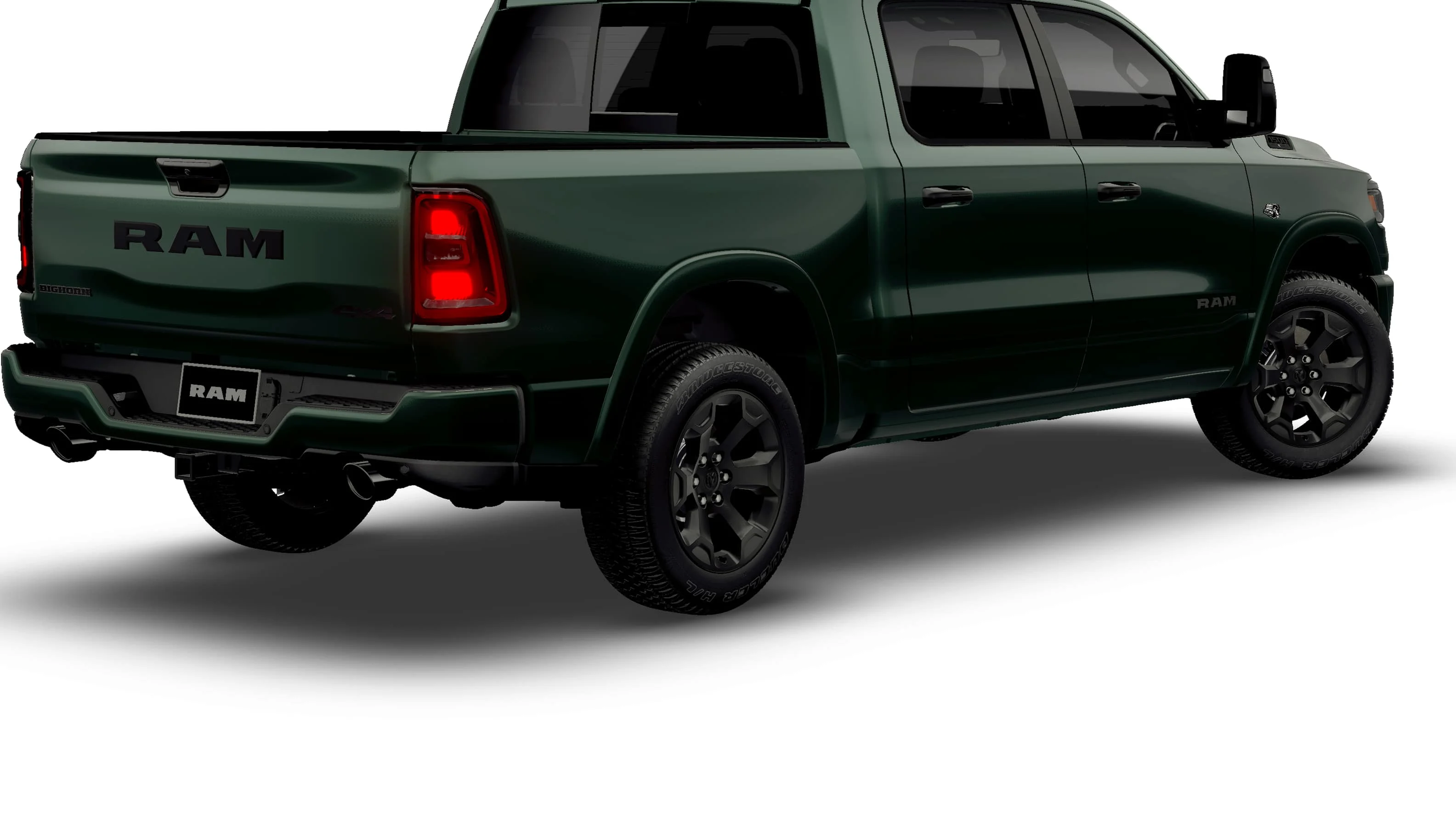 New 2026 Serrano-Green Metallic Exterior Paint RAM BIG HORN image 14