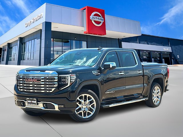 Pre-Owned 2023 GMC Sierra 1500 EcoTec3 5.3L V-8 gasoline direct injection, variable valve control, regular unleaded, engine with cylinder deactivation and 355HP 4x4 4WD Crew Cab Short Box Denali