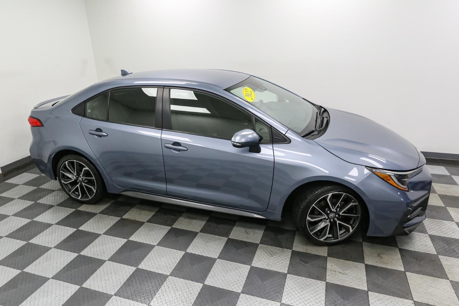 Used 2022 Celestite Gray Metallic Toyota SE image 5
