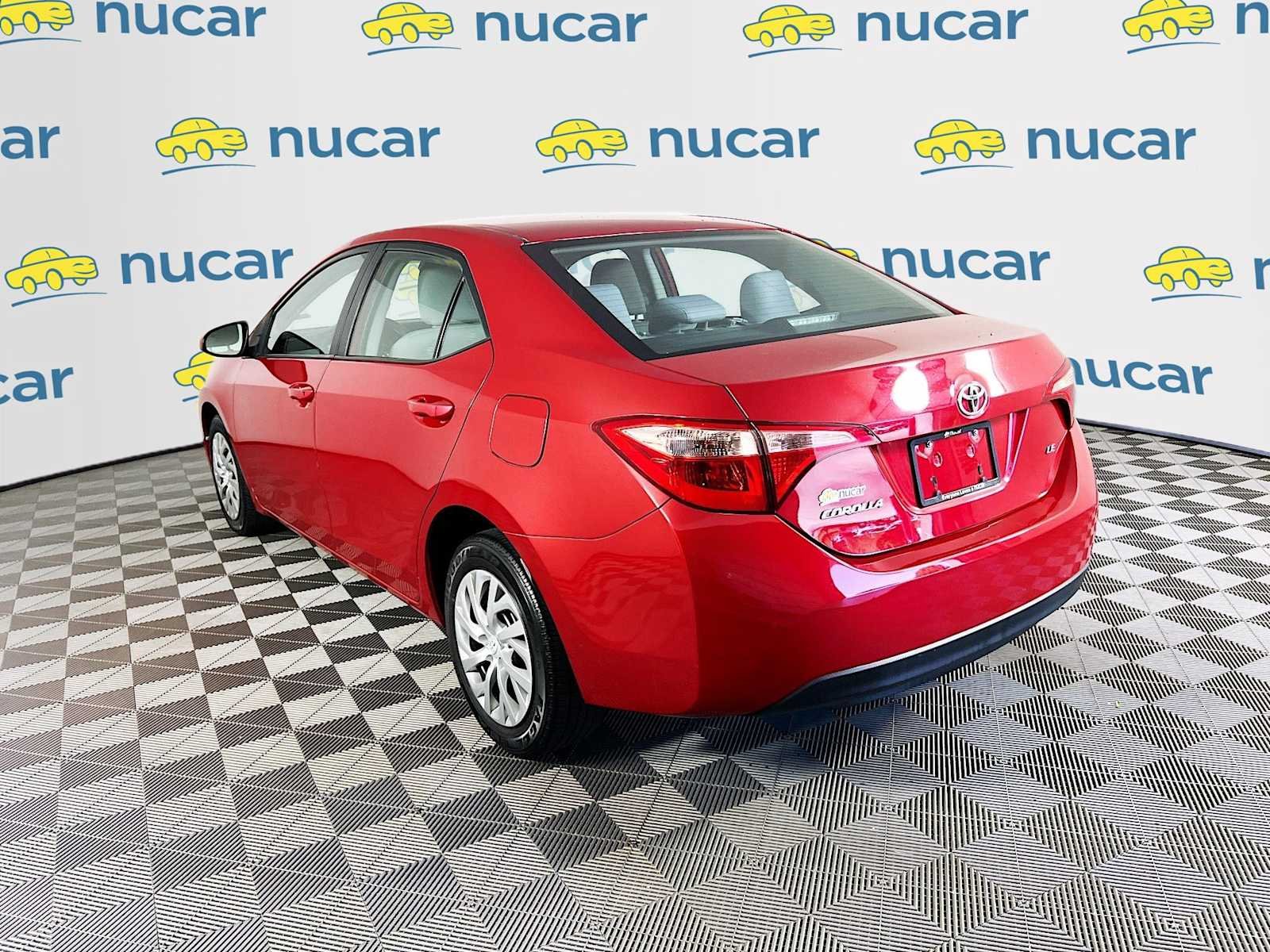 Used 2017 Barcelona Red Metallic Toyota LE image 5
