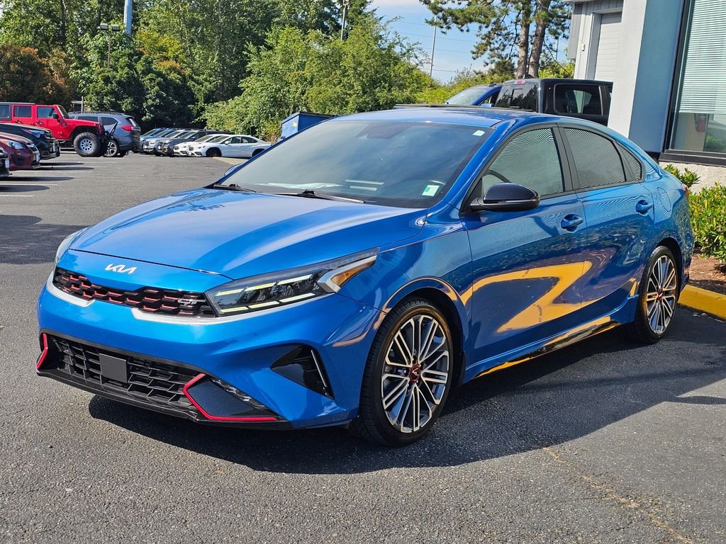 Used 2023 Sporty Blue Kia GT image 2