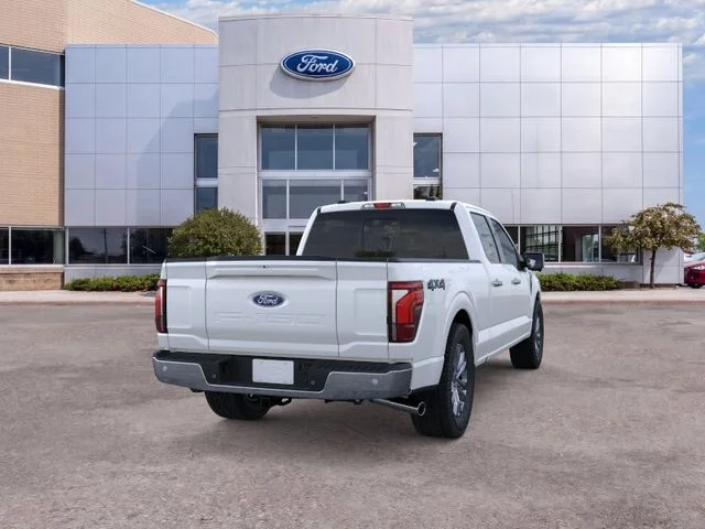 New 2026 White Metallic Ford Lariat image 8