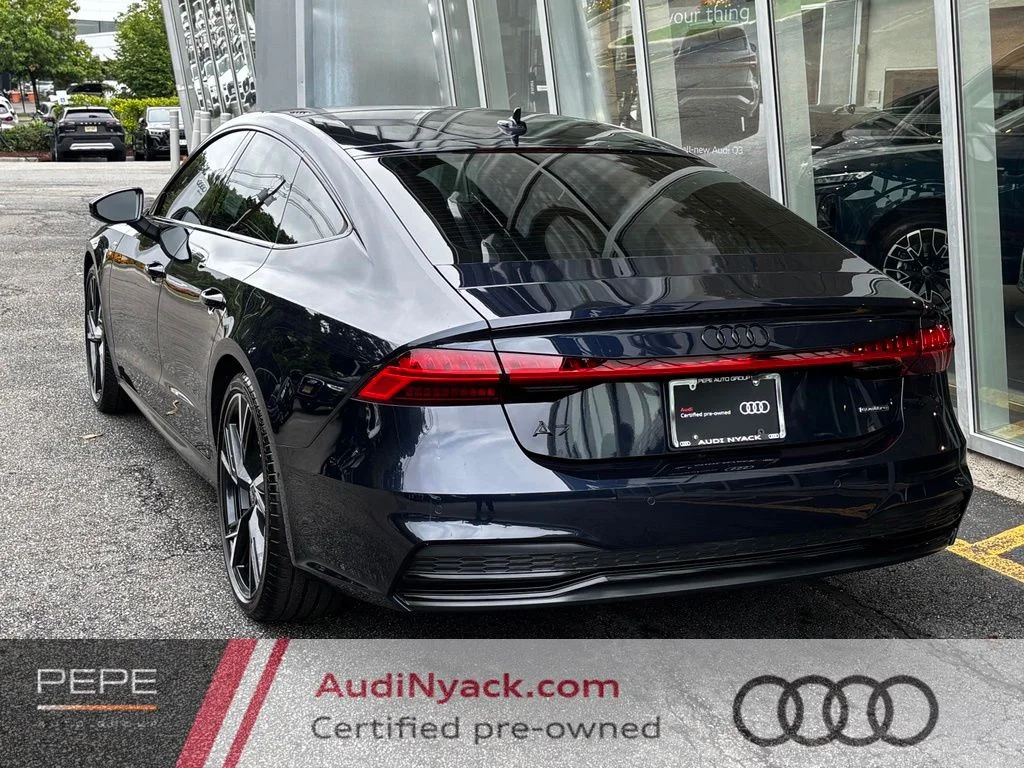 Certified Used 2024 Blue Audi 55 Prestige image 4