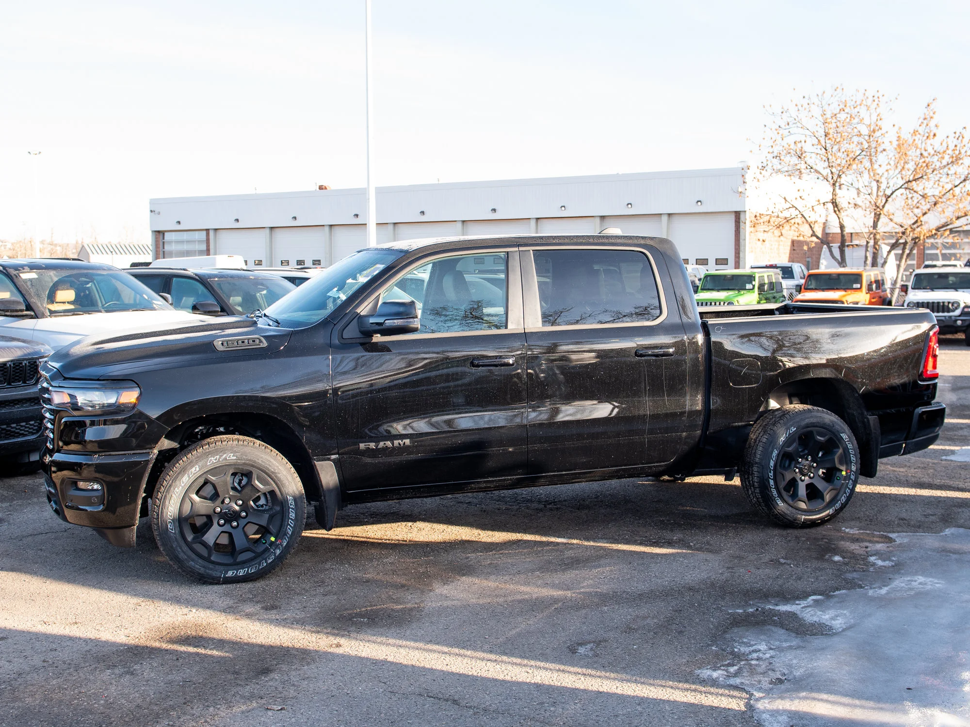 Used 2026 Black RAM Sport* Crew Cab 4x4, Heated Seats/Wheel, 12 Inch Screen, Nav, Twin Turbo image 2