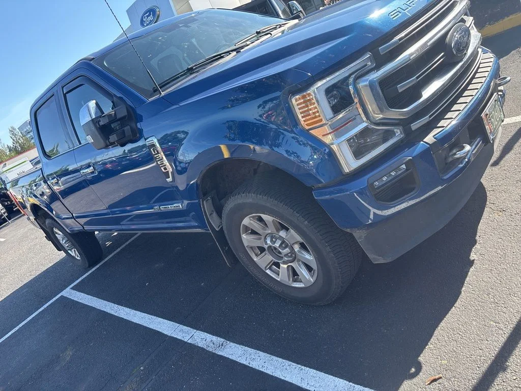 Certified Used 2022 Atlas Blue Ford Platinum image 2
