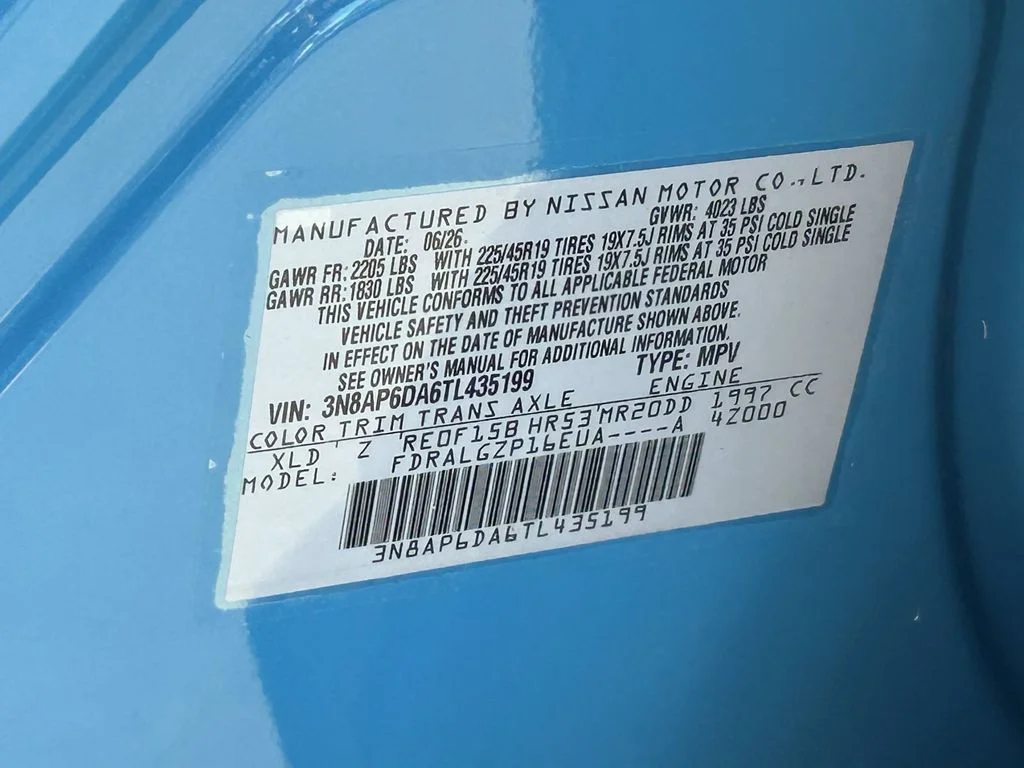 New 2026 Arctic Ice Blue Metallic / Super Black Two-tone Nissan SR image 19