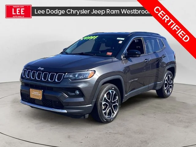 Certified Used 2023 Granite Crystal Metallic Clearcoat Jeep Limited image 1