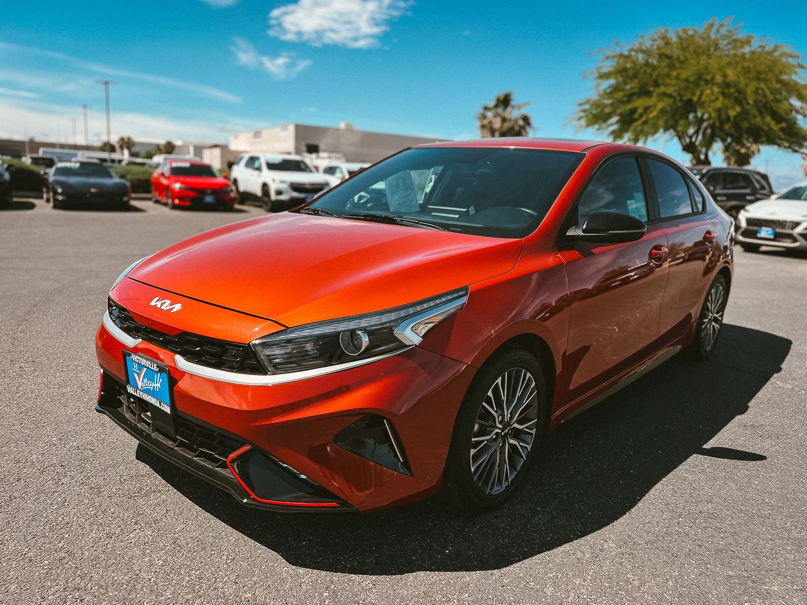 Used 2023 Fire Orange Kia GT-Line image 3